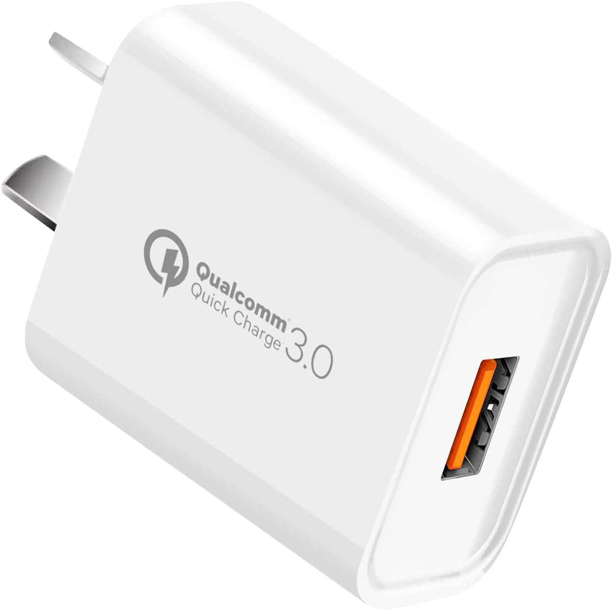2 Unit Bundle Deal QUALCOMM 3.0 USB Charger, 18W Quick Fast USB Wall Charger AU Plug for Fast Charging Plugs Compatible Samsung Galaxy S20 S10 M31, iPhone, iPad (White) 2 Unit Bundle Deal QUALCOMM 3.0 USB Charger, 18W Quick Fast USB Wall Charger AU Plug for Fast Charging Plugs Compatible Samsung Galaxy S20 S10 M31, iPhone, iPad (White)